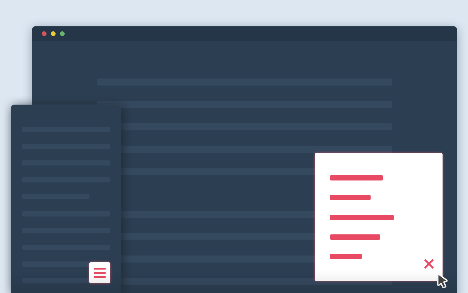 fixed top css3 menu