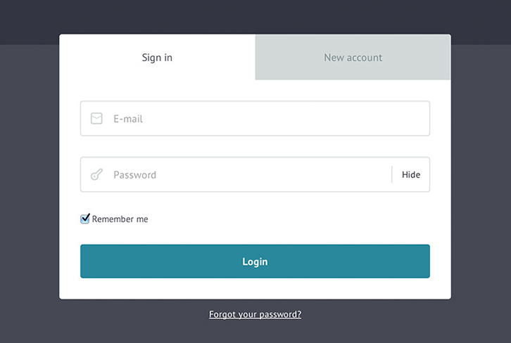 Login/Signup Modal Window