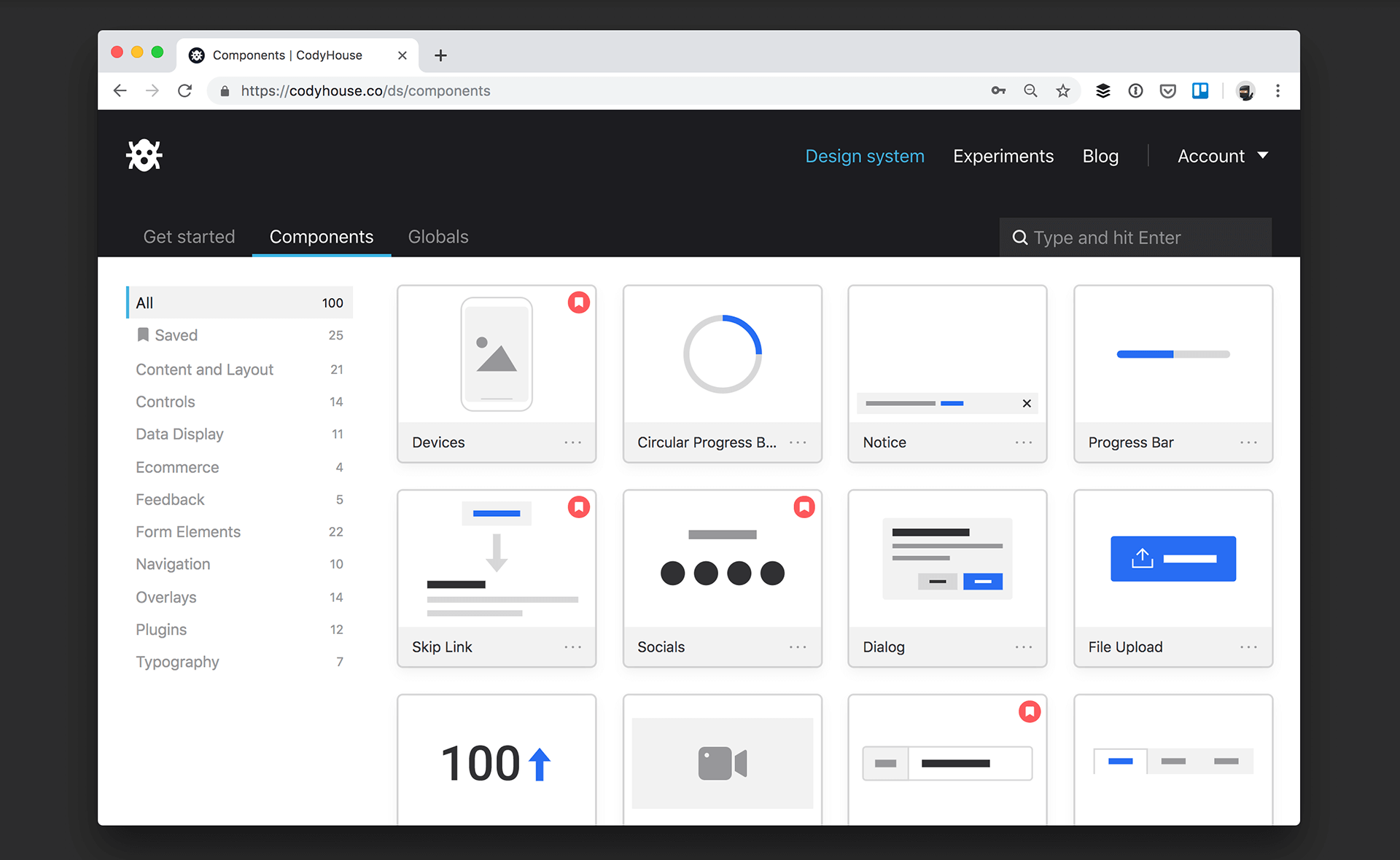 100x Components + Download Virgo, a (free) HTML, CSS, JS Template