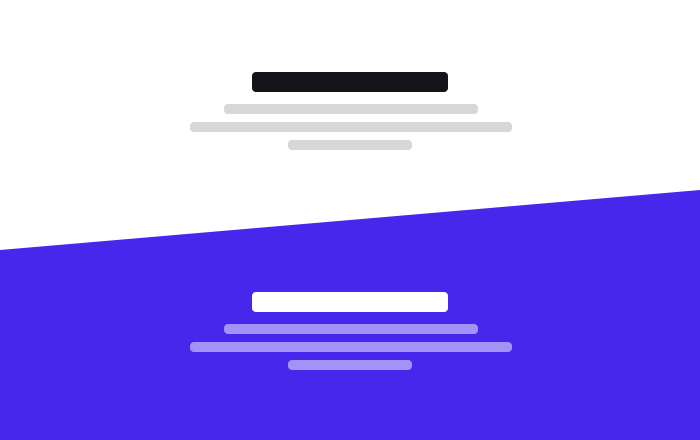 Diagonal Animated Divider preview