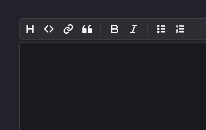 Markdown Editor preview