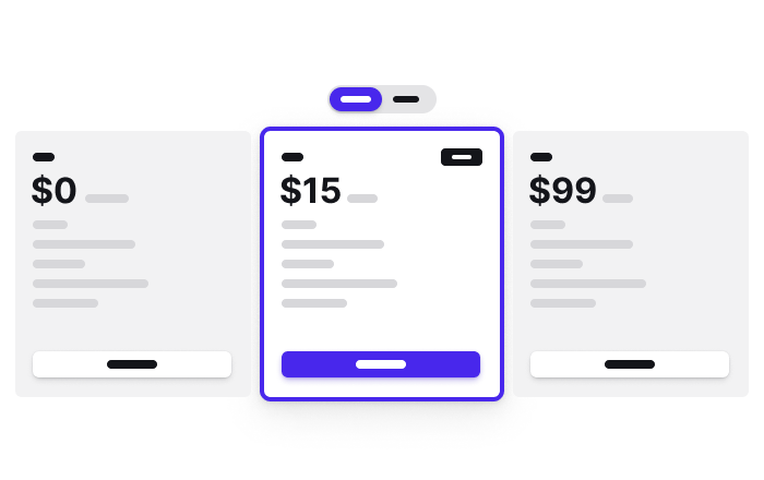 Pricing Table preview