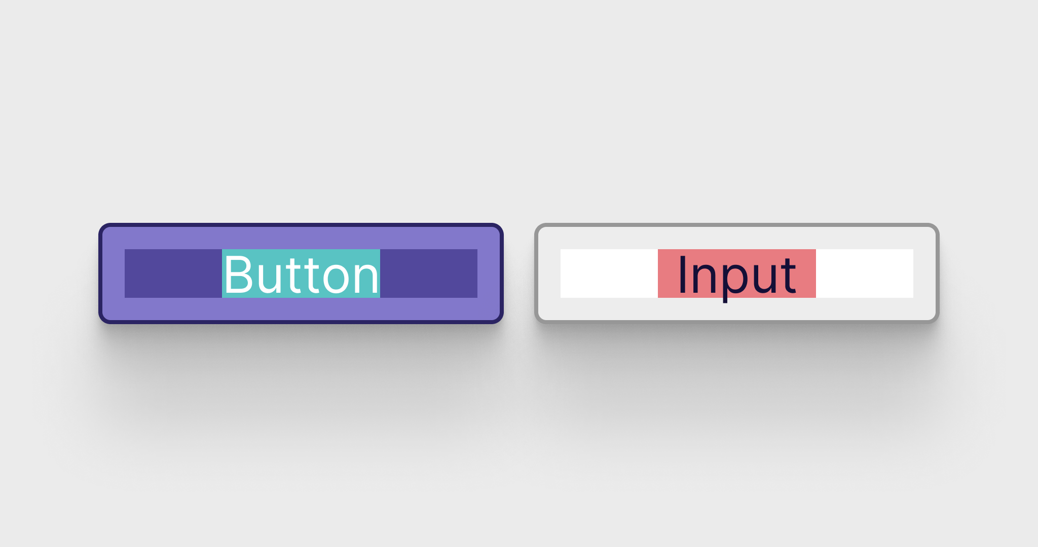 Vertical text alignment in buttons and inputs